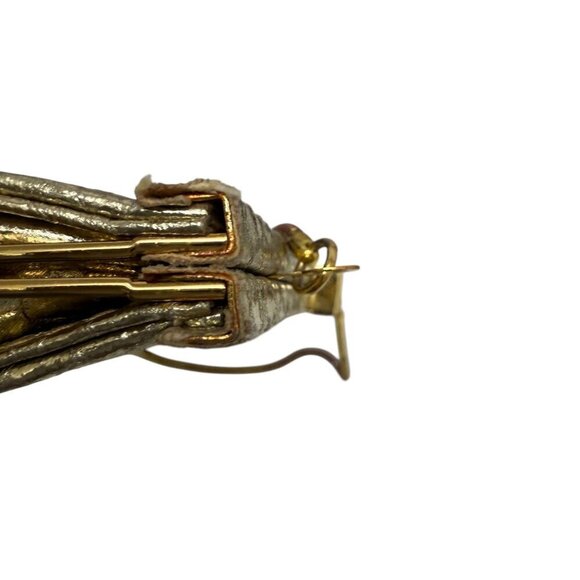 STEVE MADDEN Evening Bag Gold Tone with Chain Clutch Handbag - Picture 12 of 13